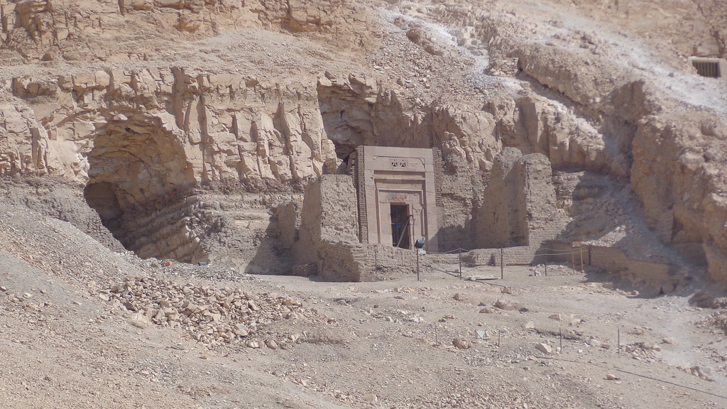 Cliffside Burial Chamber Entrance Deir elBahari Luxor, … Flickr