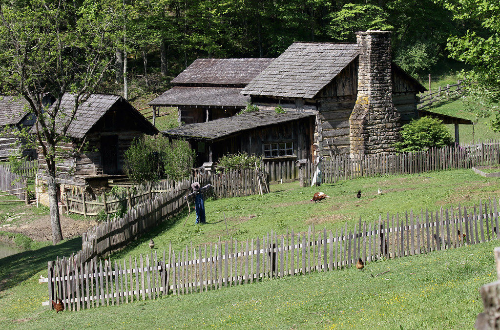 pioneer cabin at Twin Falls state park near Pineville, WV Flickr