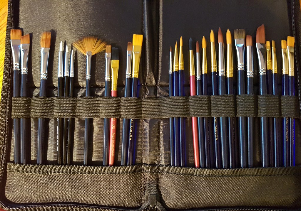 Watercolour Brushes collection in their Jackson's case Flickr