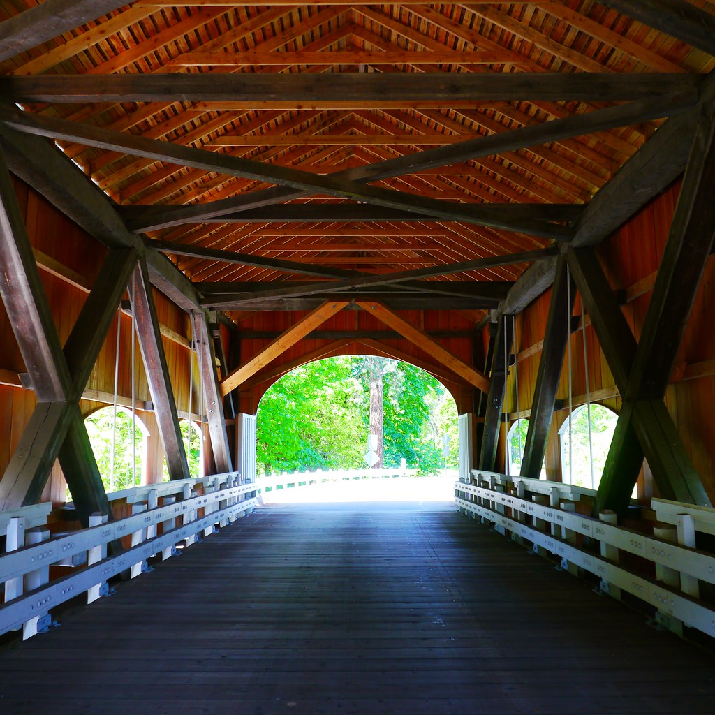 Rochester Covered Bridge Near Sutherlin, Oregon Rochester … Flickr