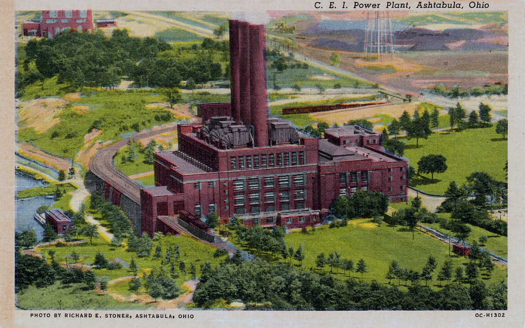 CEI Power Plant Cleveland Electric Illuminating Company po… Flickr