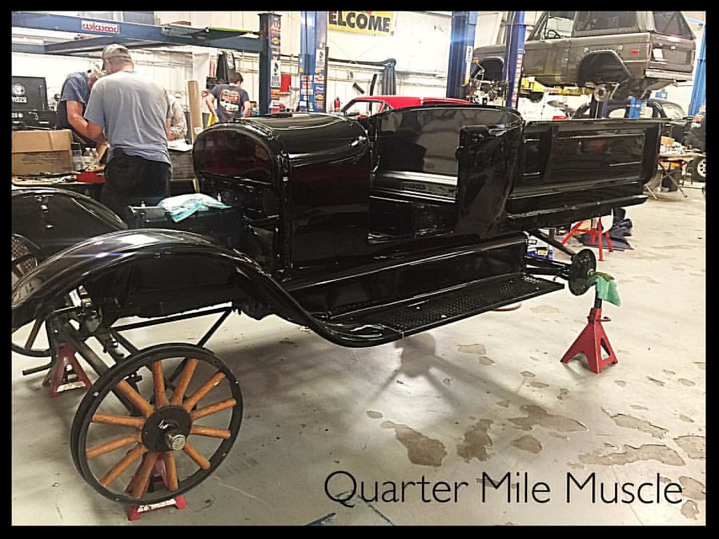 Classic Model T restoration project looking good here at Q… Flickr