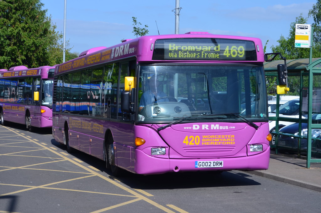 David R Morris Bus,Bromyard.2002 Scania Omnicity N230.GO02… Flickr