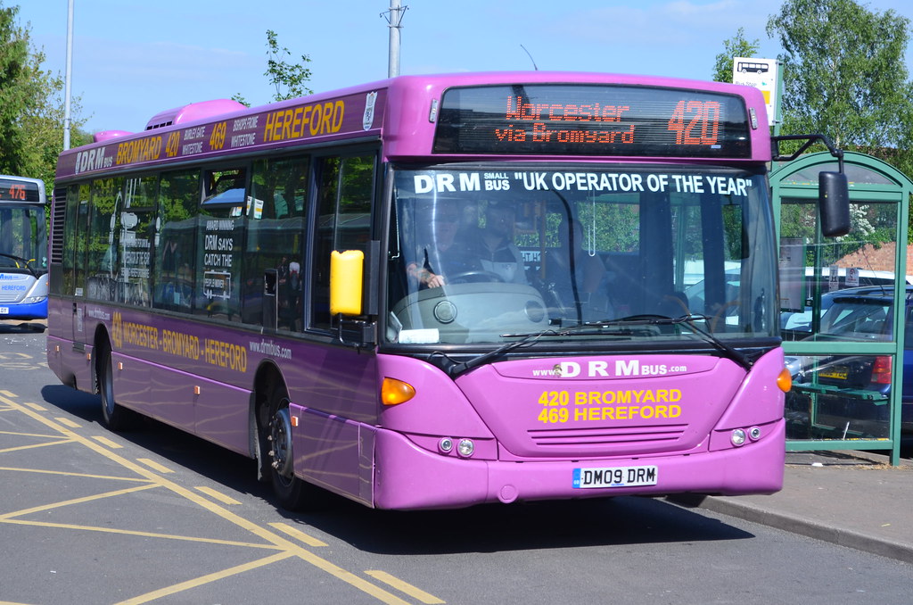 DRM Bus,Bromyard.2009 Scania Omnicity N230.DM09DRM. Flickr