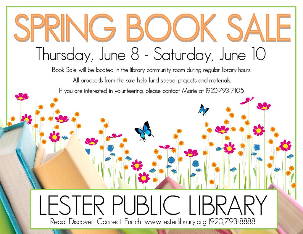 Spring Book Sale 17 Lester Public Library, Two Rivers, Wis… Lester Public Library Flickr