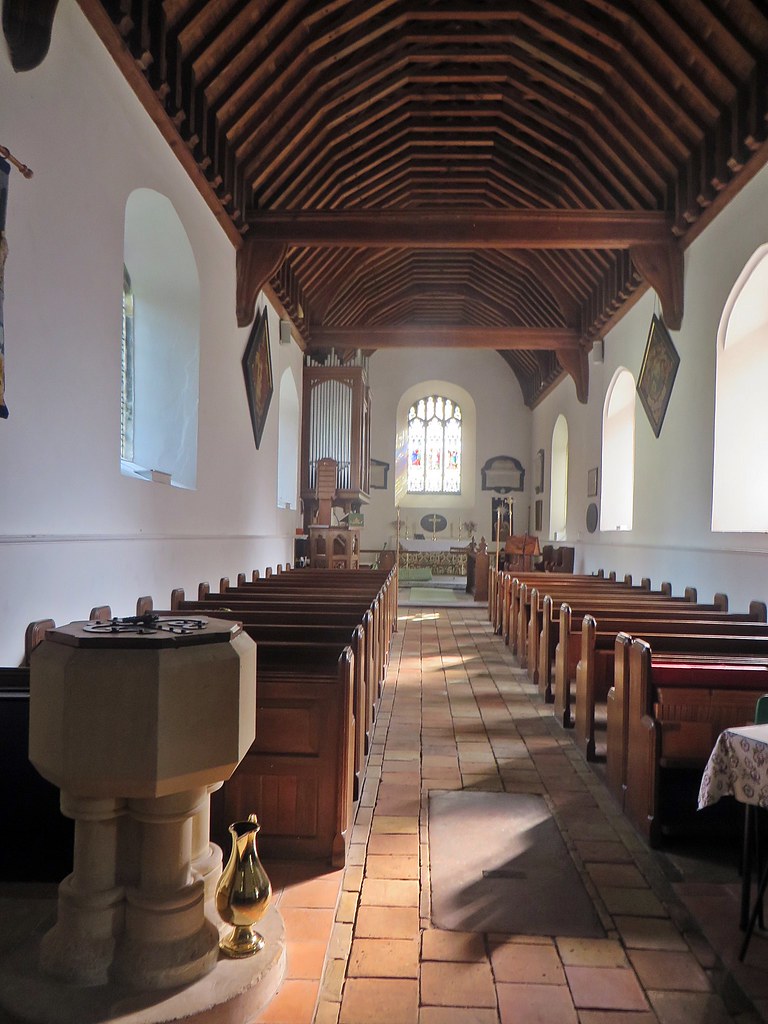 Little Plumstead Norfolk Looking east past the font down t… Flickr