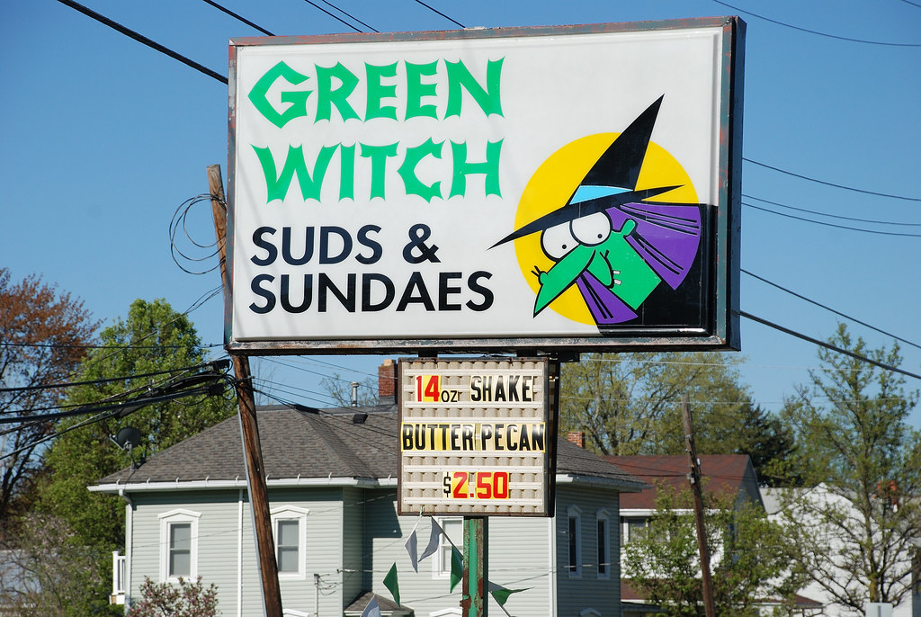 The Green Witch The Green Witch, Greenwich, OH Bruce Gage Flickr