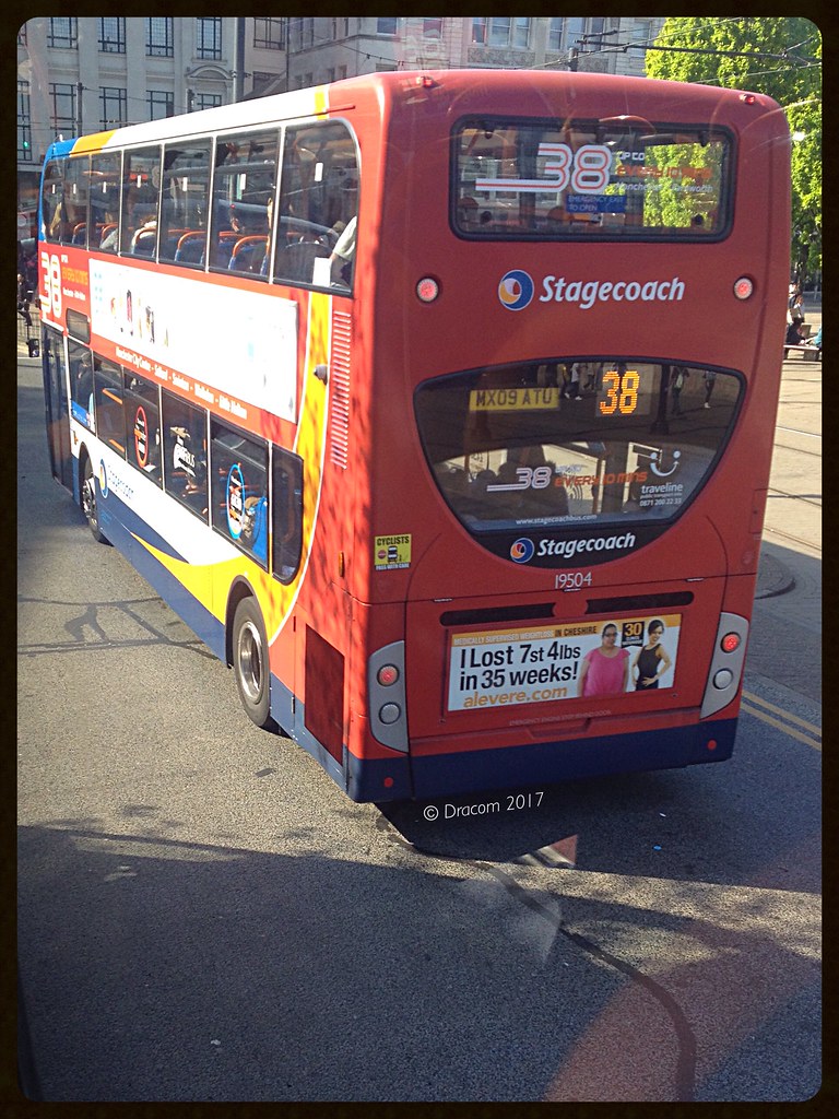 Stagecoach Manchester 19504 Seen here at Piccadilly Garden… Flickr