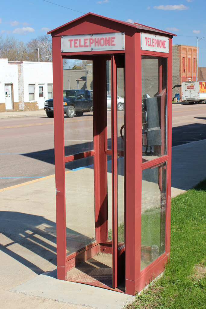 Phone Booth Little Rock, IA I don't recall seeing this p… Flickr