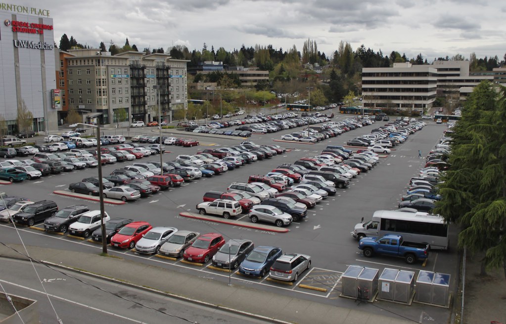 Northgate Station parking lot SounderBruce Flickr