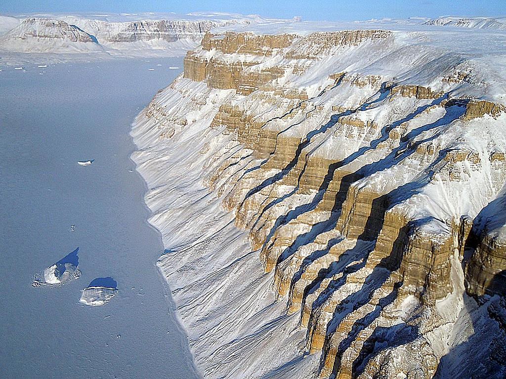 Greenland Mountains Edited NASA Operation IceBridge image … Flickr