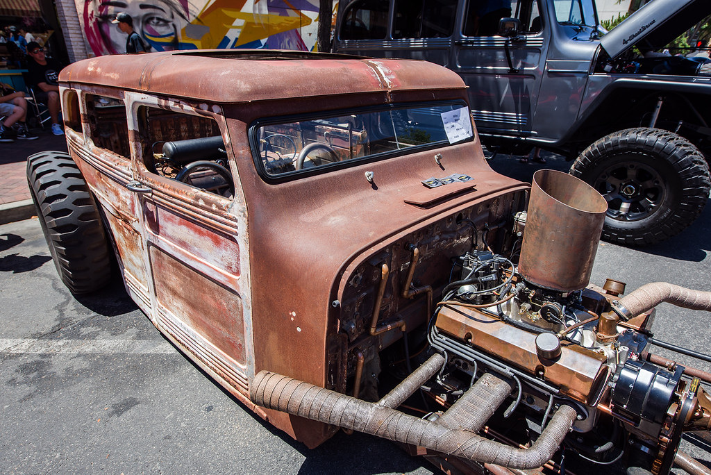 1948 Willys Wagon at the Visalia car show GML_5530 Landis