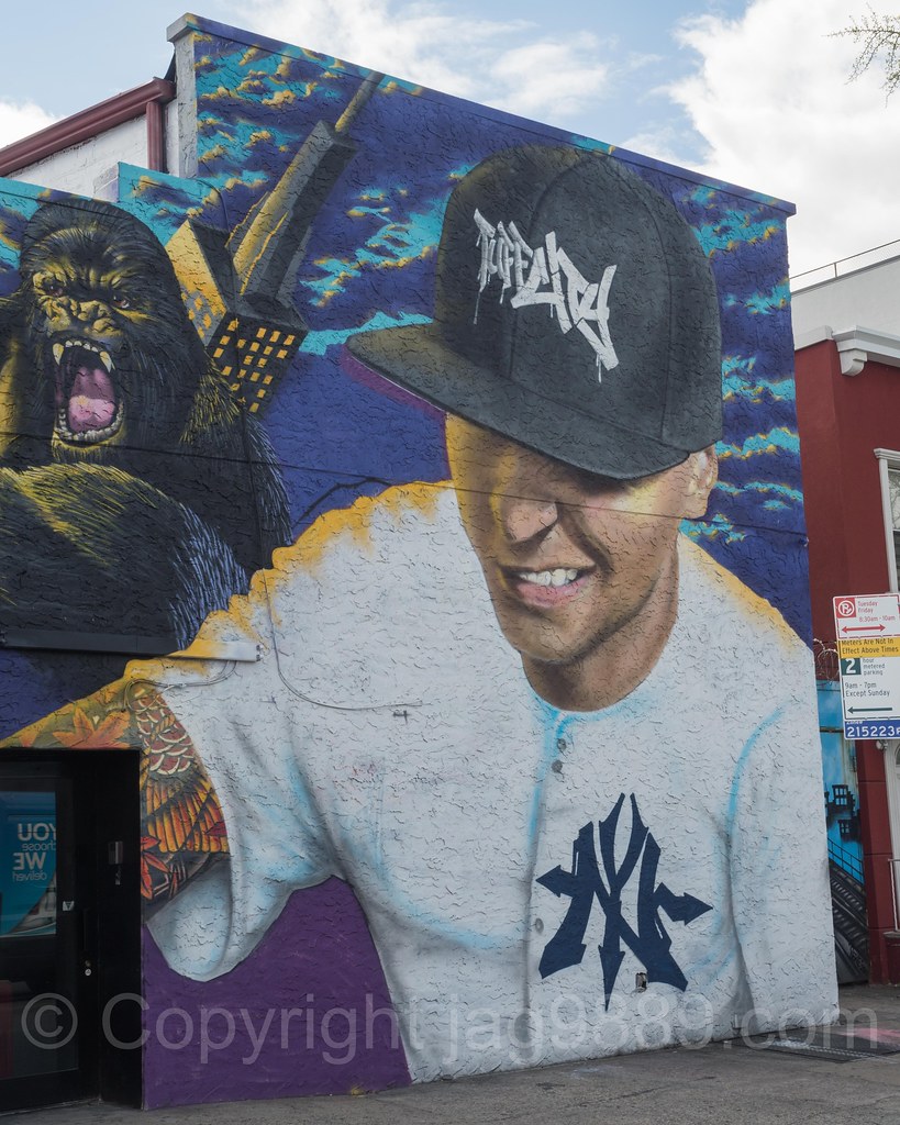 Tuff City Tattoo Wall Mural, Fordham, Bronx, New York City