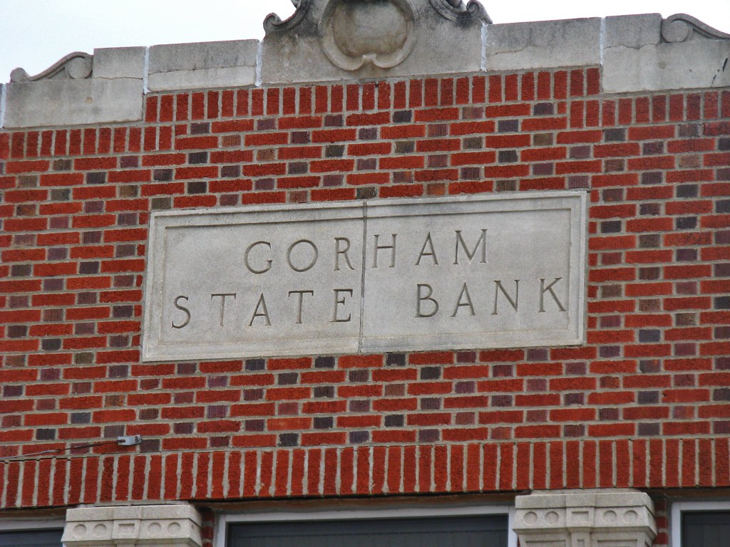 Gorham, Kansas Gorham State Bank Building Jasperdo Flickr