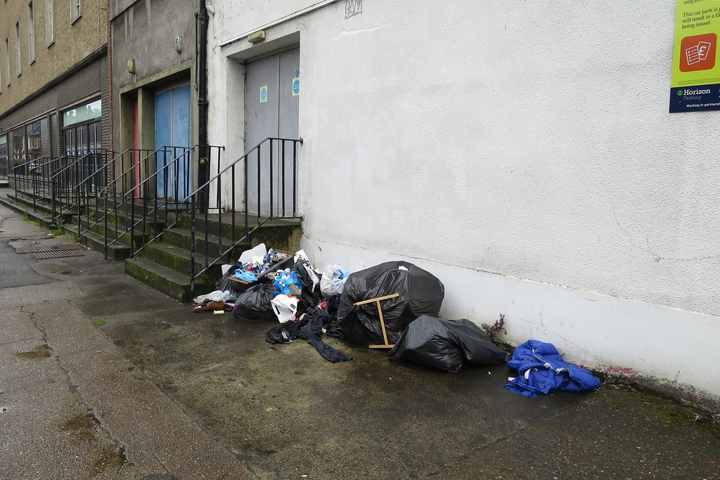 May Day Stroll. Rubbish in Bury Road, Wood Green. I report… Flickr
