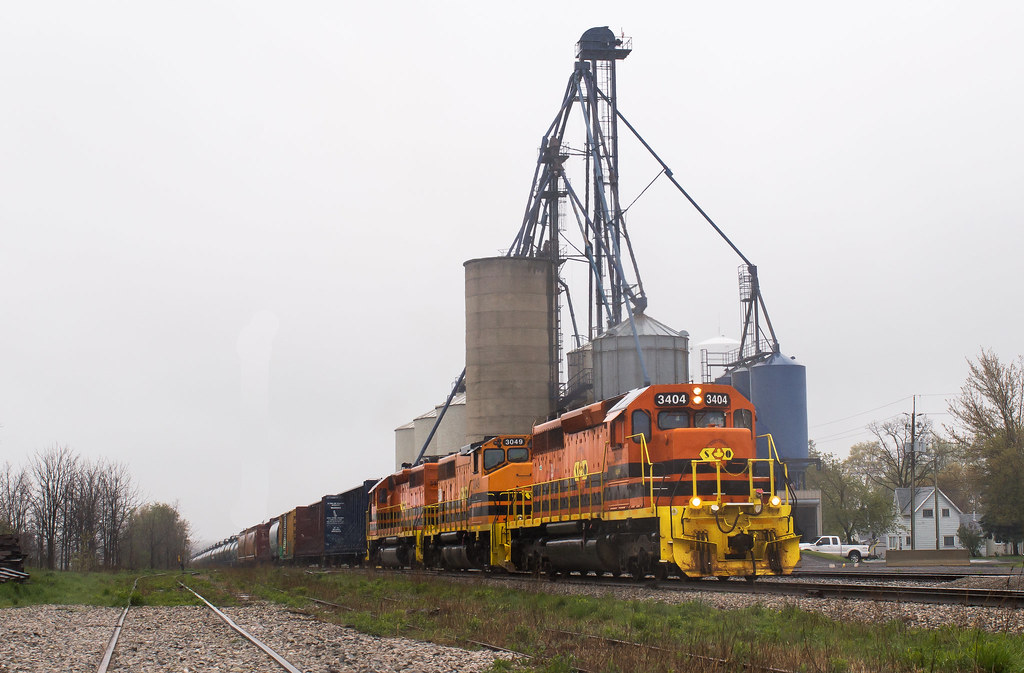 Hagersville 597 blasts through Hagersville with a trio of … Flickr