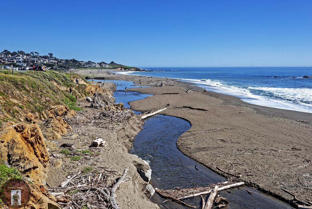 Moonstone Beach Cambria, CA Santa Rosa Creek Changes Cours… Flickr