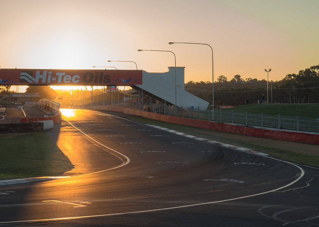 Sunset at Bathurst Mount Panorama Circuit Anthony Kernich Flickr