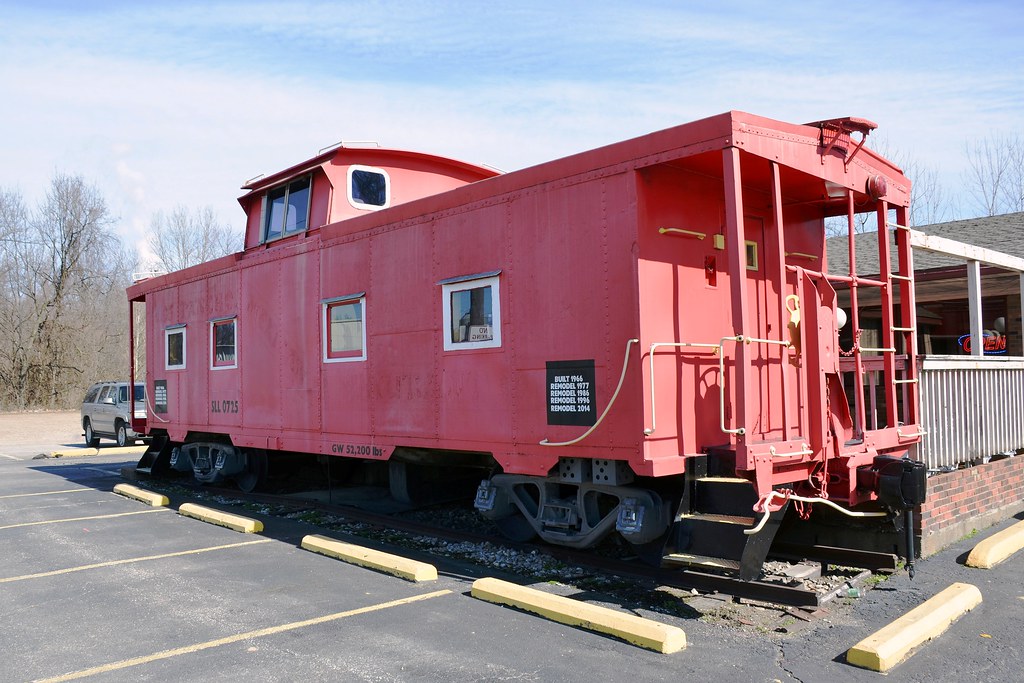 Indiana, Rockport In 2017, the caboose was at Los Ponchos … Flickr