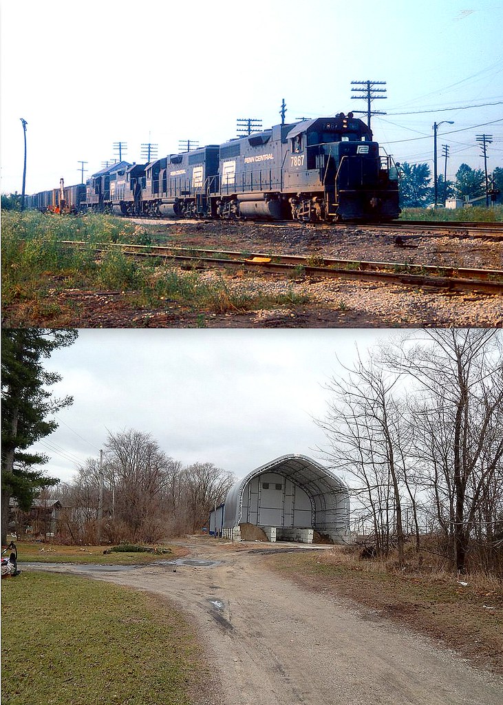 Before and after of the PRR at North Judson Indiana Flickr