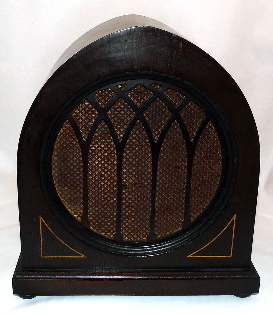 Vintage 1920sEra Radio Speaker With Wood Measure… Flickr