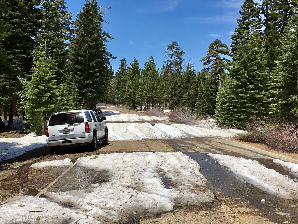 end of May, still snow on the road, Eldorado National Fore… Flickr