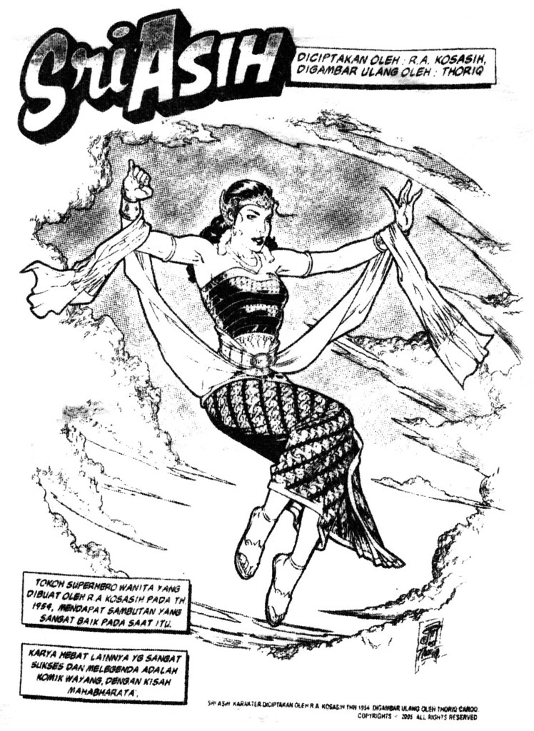 Sri Asih A female Indonesian Superhero. Apparently circa 1… Flickr