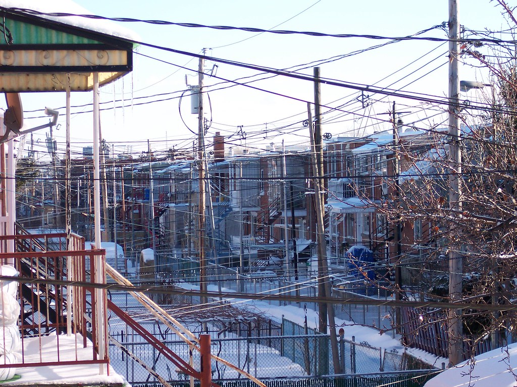Montreal Back Alley Typical Montreal back alley, brings ba… Flickr