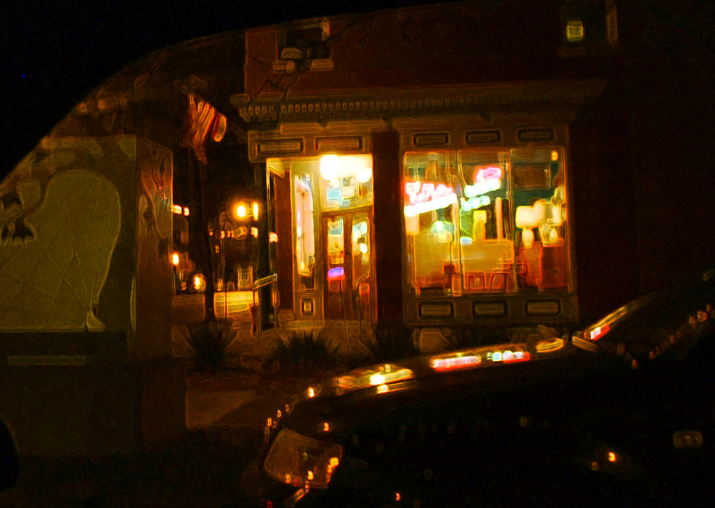 reflections in a car hood MBK (Marjie) Flickr