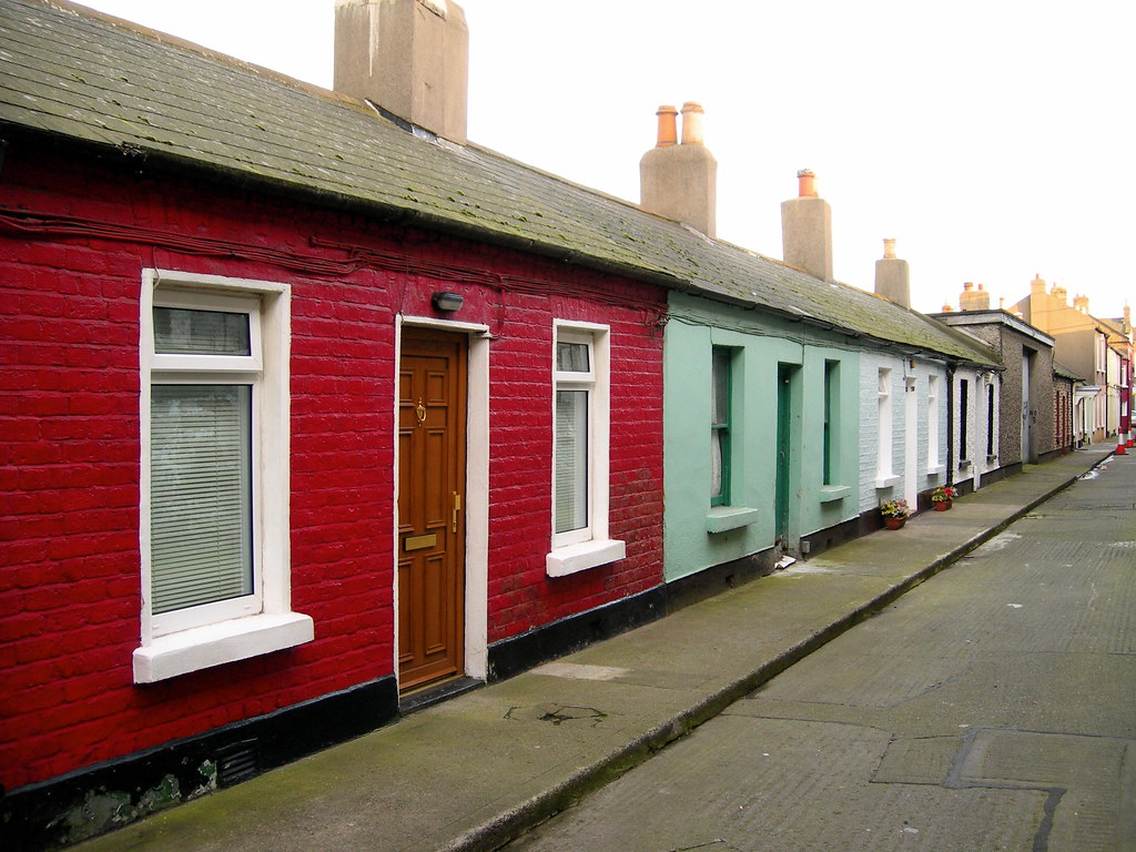 Dublin row houses p2wy Flickr