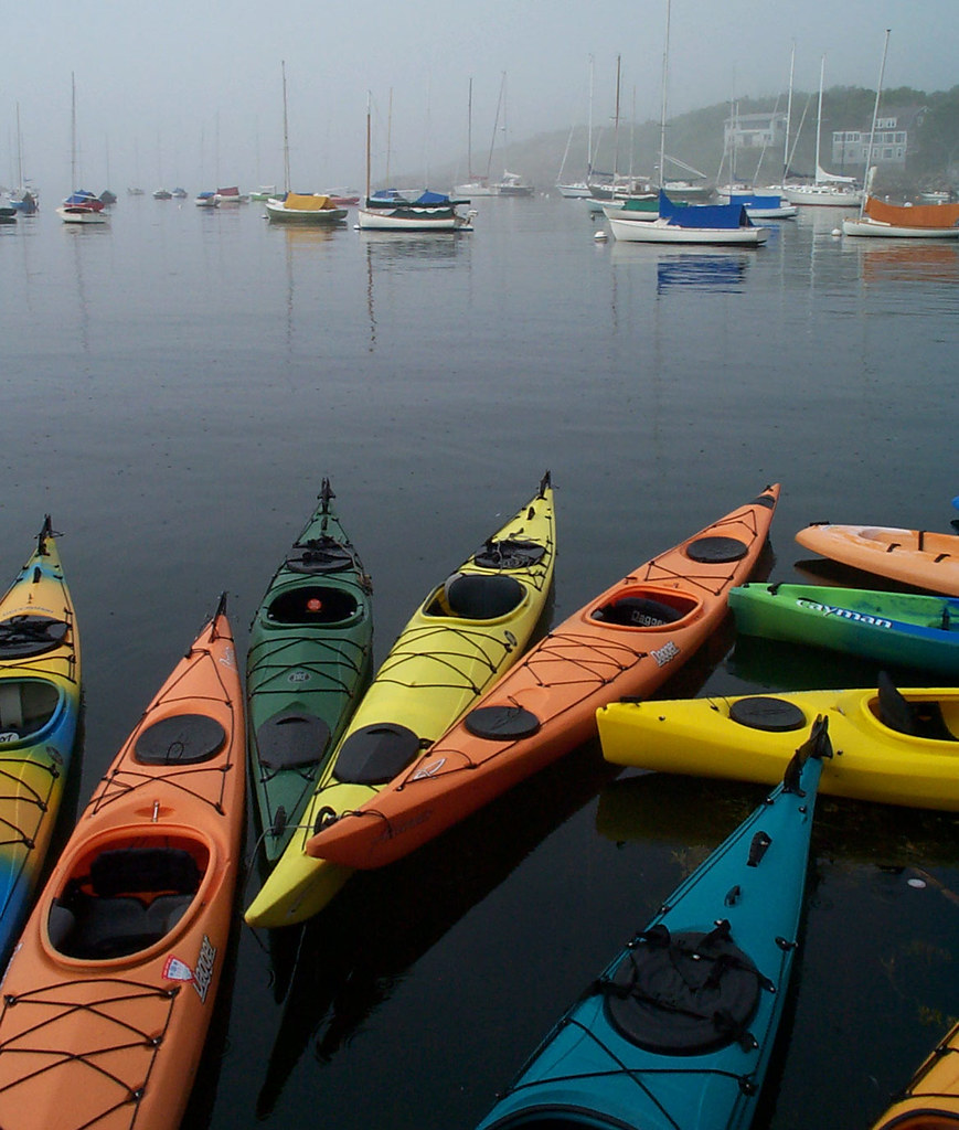 kayaks and boats at Rockport Where better to rent a kayak … Flickr