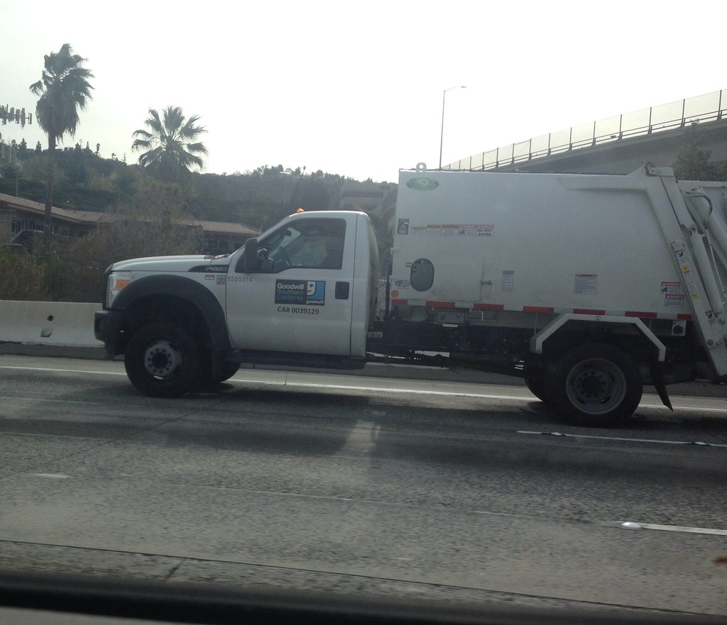 Goodwill Rear Loader?! Wonder what they pick up with this … Flickr