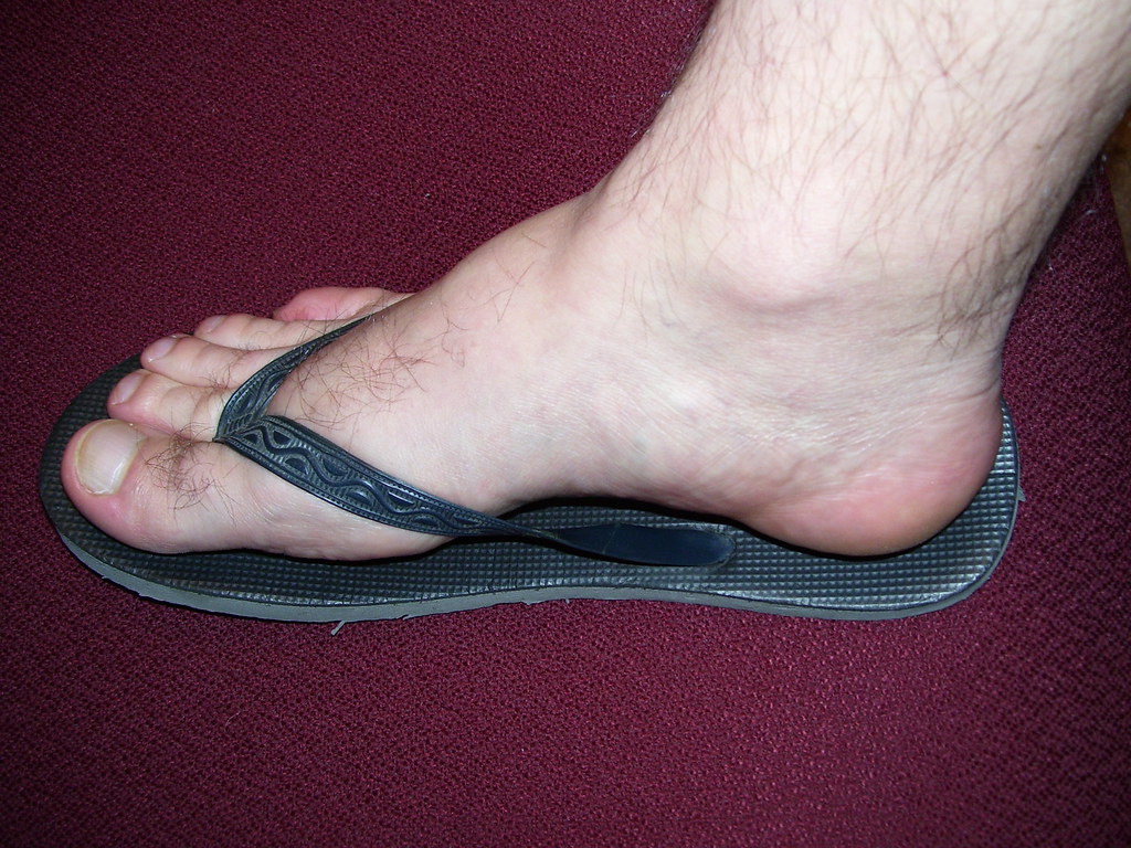 Flip flops sweaty feet. mtn biker Flickr