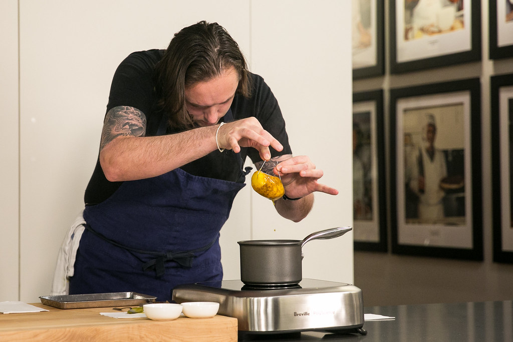 Chef Paul Liebrandt Chef Paul Liebrandt demos Bombay Curry… Flickr