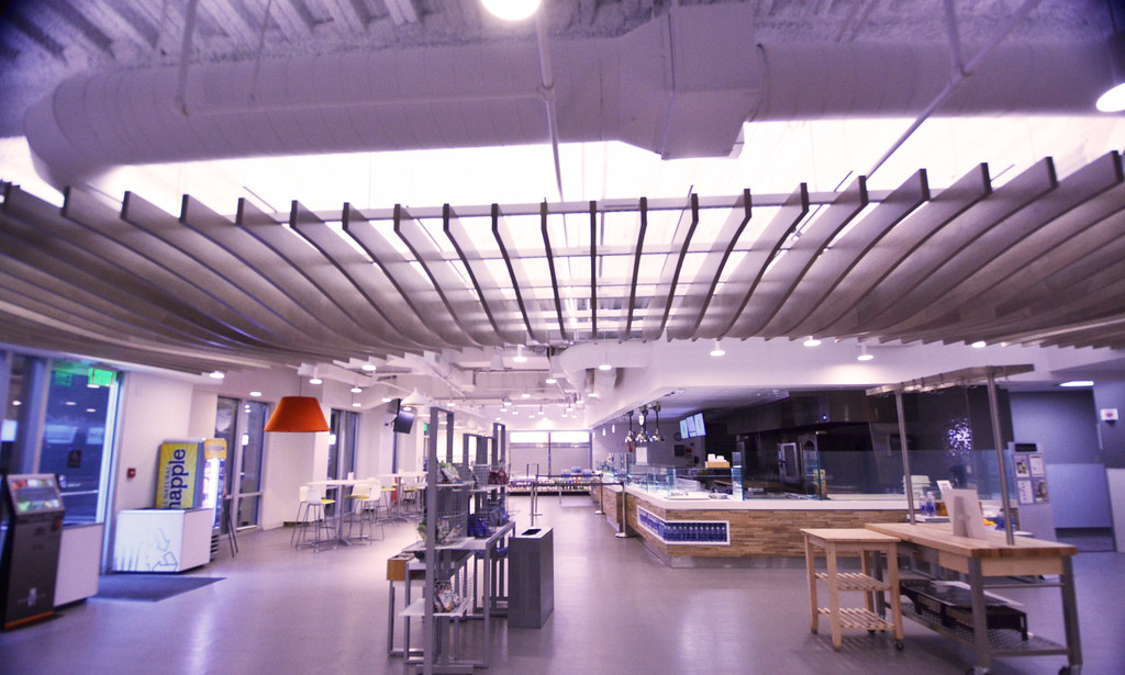 Compass Group Charlotte, NC wood ceiling Warco Construction Flickr