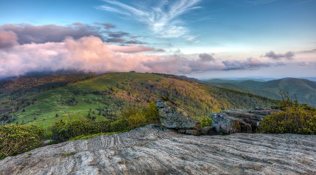 Sunrise on Jane's Bald Roan Mountain Woke up to this view … Flickr