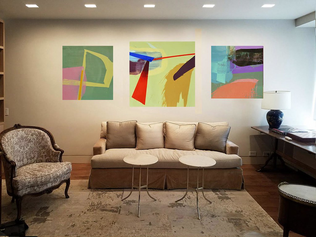 for liz These 3 canvases go to NYC Monday for an apartment… Flickr