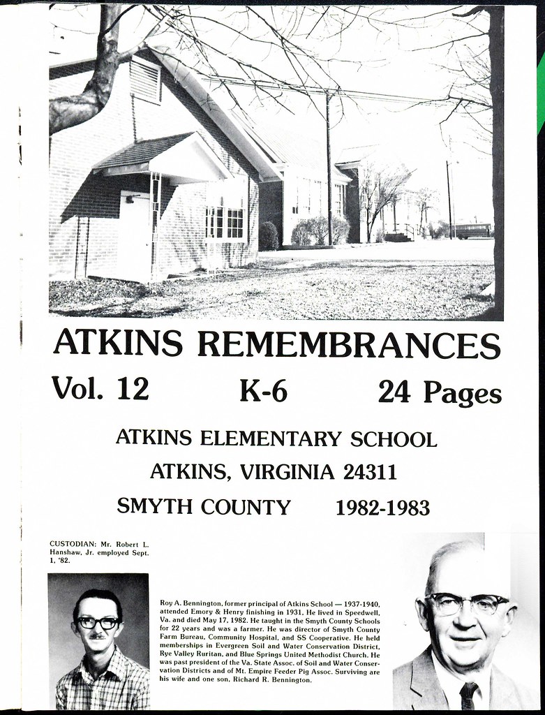 Atkins Elementary School Yearbook1983 Atkins Elementary S… Flickr