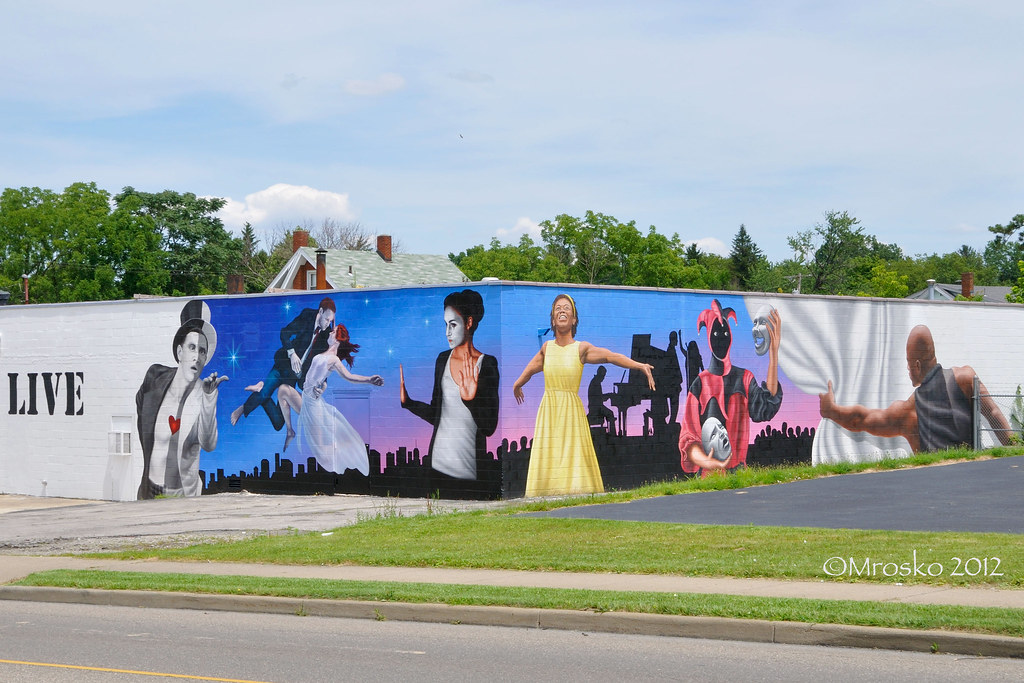 Youngstown Ohio Mural Youngstown Playhouse mural both wa… Flickr