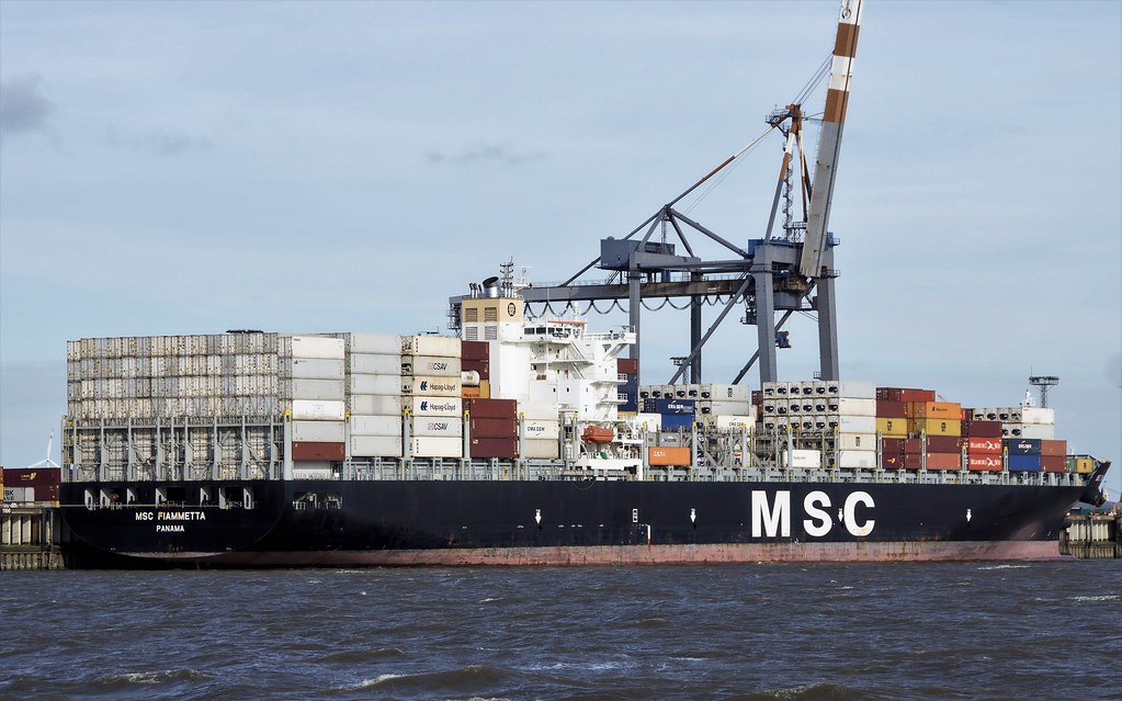 MSC Flammetta Containerterminal Bremerhaven Frank K