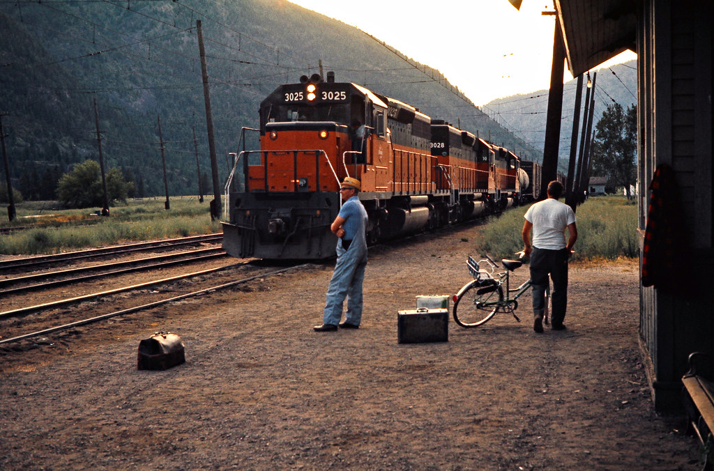 MILW, Alberton, Montana, 1973 Eastbound Milwaukee Road fre… Flickr