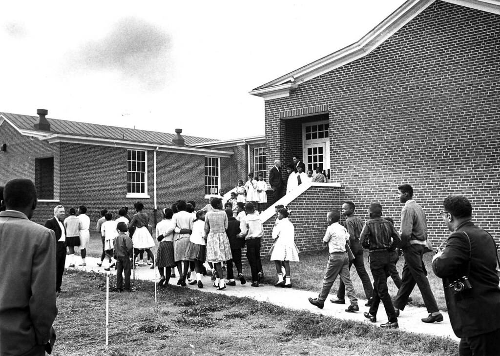 Black students return to schools in Farmville 1963 Flickr