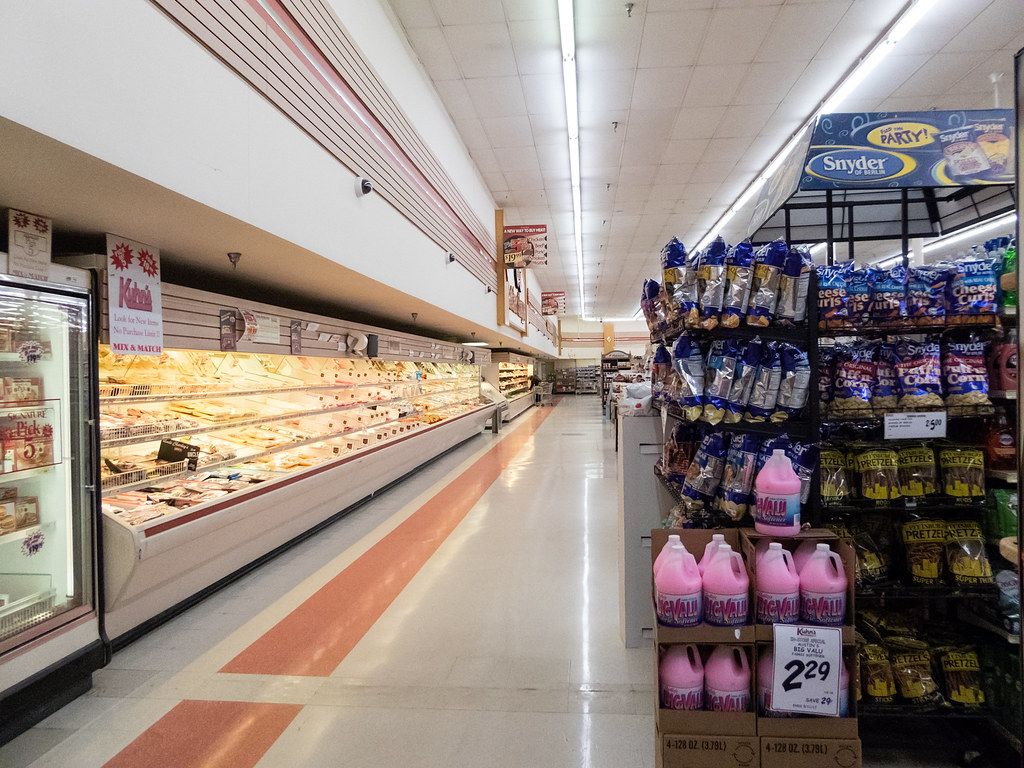Kroger's Pittsburgh Time Capsule... The back wall... I ask… Flickr