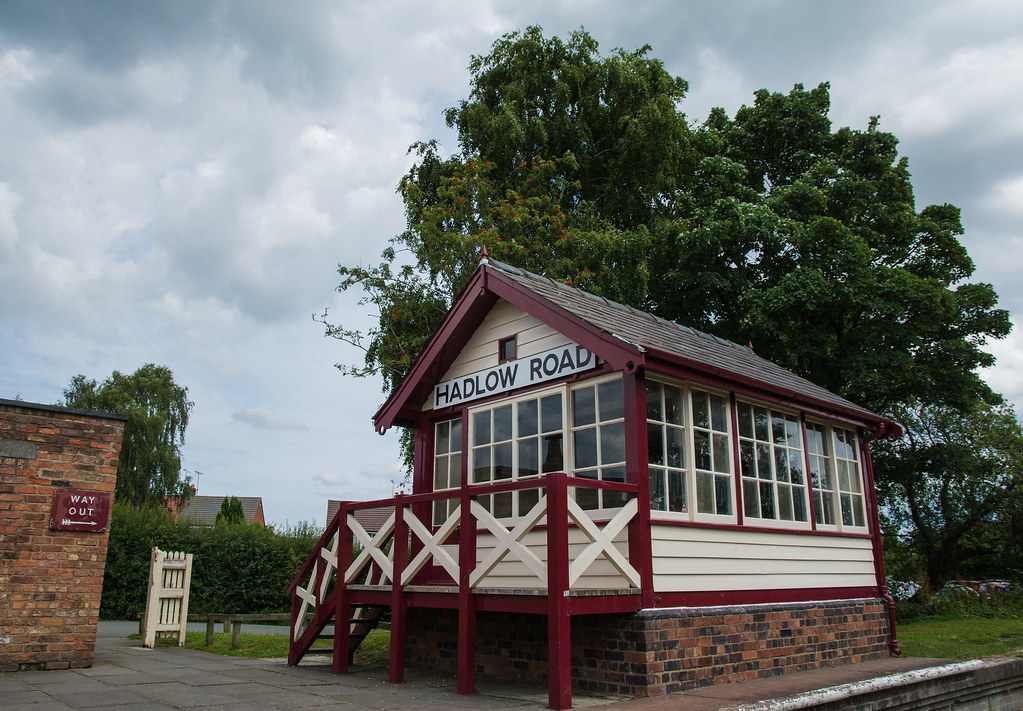 Hadlow Road Closed down railway station at willaston, Wirr… Lee