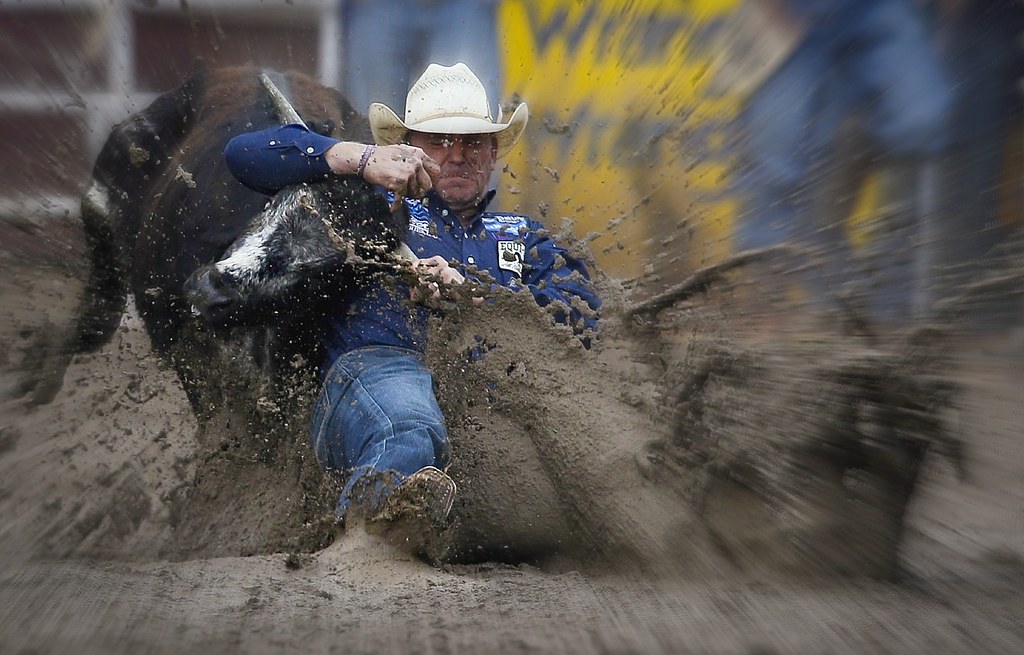 Mudslinger Can you feel the mud? Rodeo + mud = fun 4 me ww… Flickr