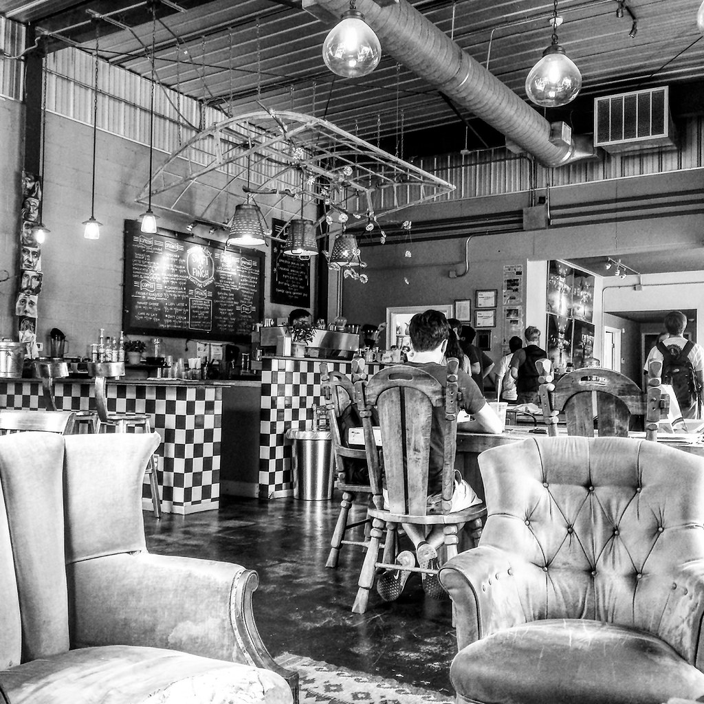 Cafe in Rome Swift and Finch. Zach Plants Flickr