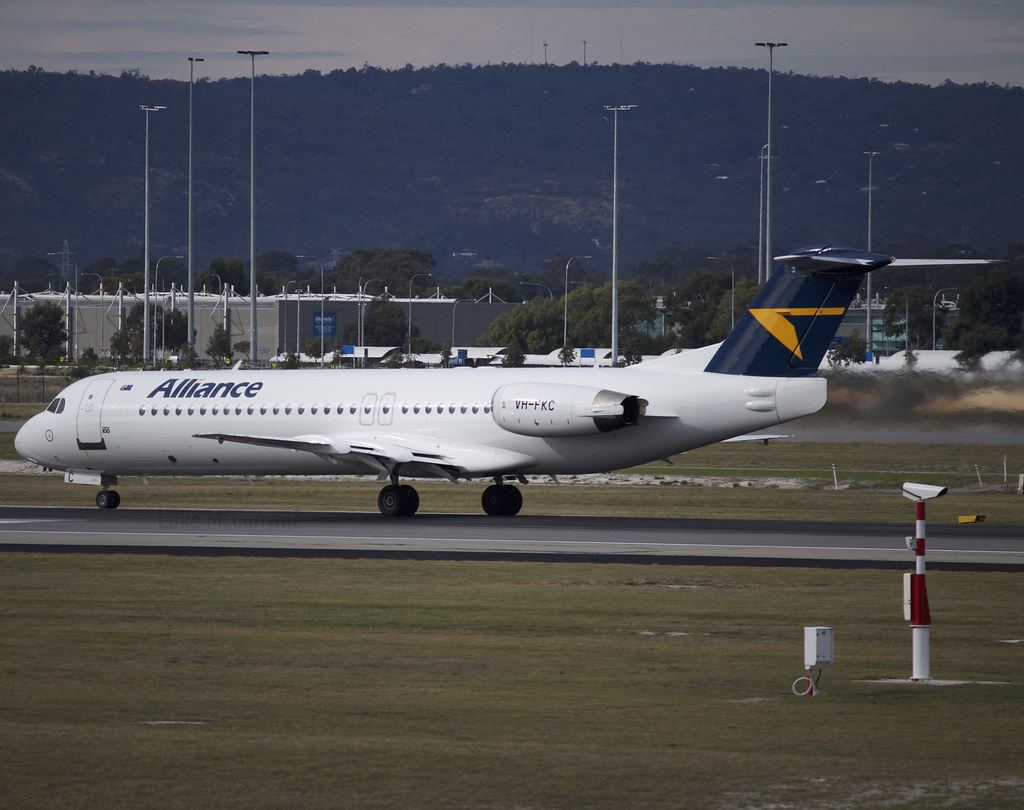 Alliance Airlines Fokker 100 VHFKC Alliance Airlines Fo… Flickr
