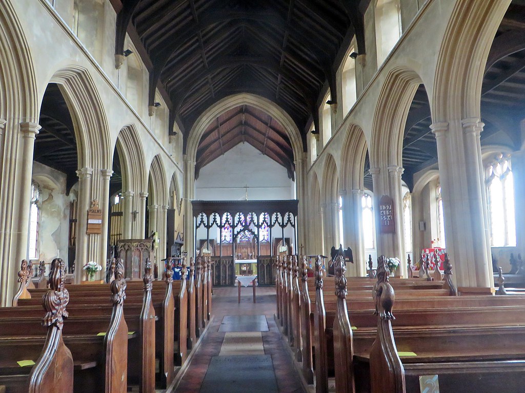 Horsham St Faith, Norfolk Looking east down the 15c nave t… Flickr