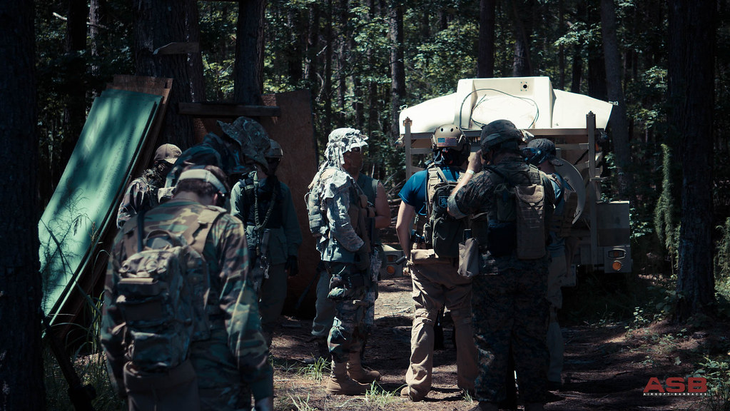 Outdoor Field Airsoft Barracks