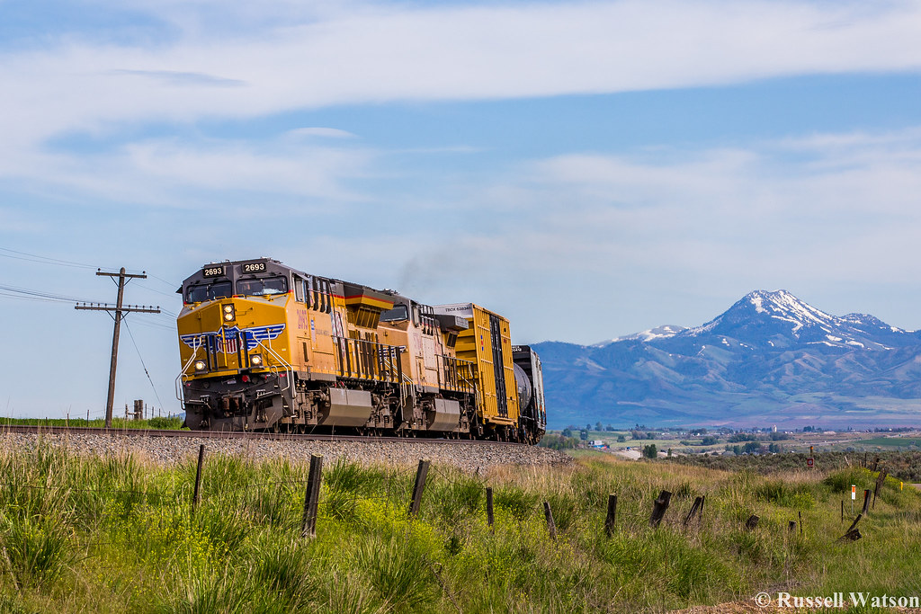 UP 2693 MROHK 03 Arimo, ID The ROHK makes its way north t… Flickr
